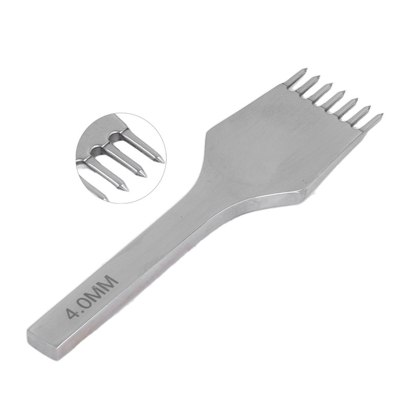 Leather Pricking Iron Round Cutting Mirror Polished High Speed Steel