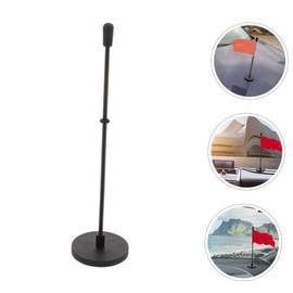 Milisten Vehicle Flag Base Flag Pole for Car Flag Holder with Magnet Car Flags for Windows Flag Stand Car Flag Poles Car Flagpole Stand Cars Automotive Magnetic Flag Holder