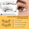 Reusable Magnetic Eyelashes Natural Look with Applicator, 1 Pair Magnetic