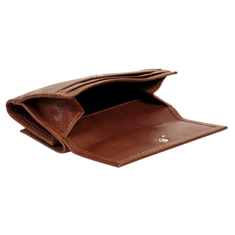 piké Genuine Leather Wallet for Men and Women, Brown, 022065,
