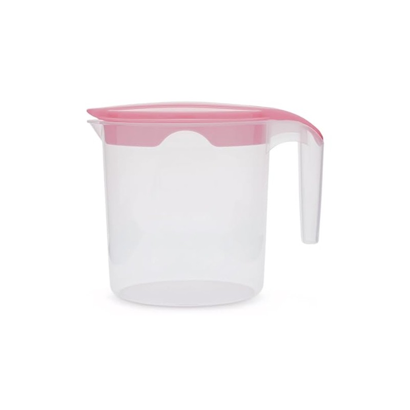 1 Liter Plastic Water Jug with Lid Milk Juices Drinks