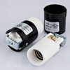 E12 Socket,Ceramic Candelabra Socket E12 Bulb Lamp Holder, Screw Fixing