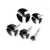 5PCS Forstner Drill Bit,Triple Flute Tungsten Carbide Tipped - for