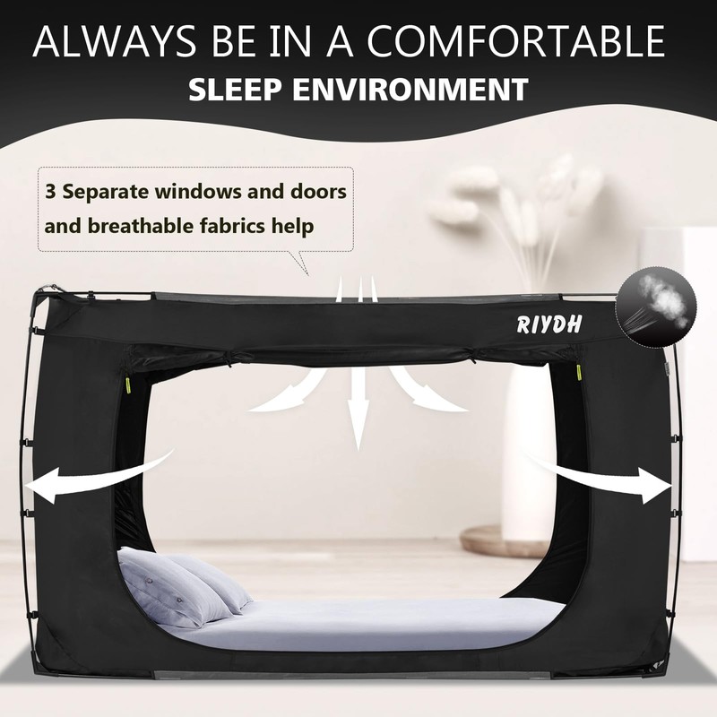 RIYDH Bed Tent Bed Canopy Twin Size Tents for Adult