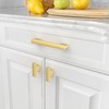 Amerdeco 10 Pack Brushed Gold Cabinet Pulls 4 Inch(102MM) Hole
