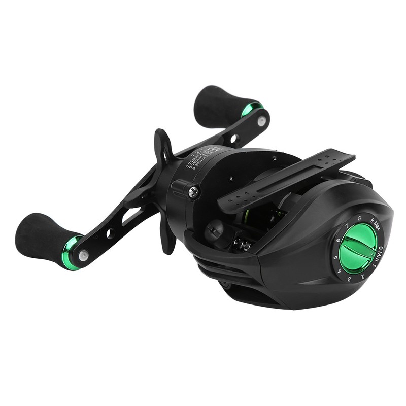 HL Metal Wheel Baitcasting Reel Left/Right Hand Magnetic Brake Fishing