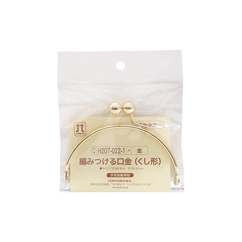 Hamanaka Knit-on Clasp (Comb Shape) Approx. Width 3.5 x Height