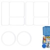 lasuroa 4pcs Lunch Box Gasket Replacements Kit for Bento, Silicone