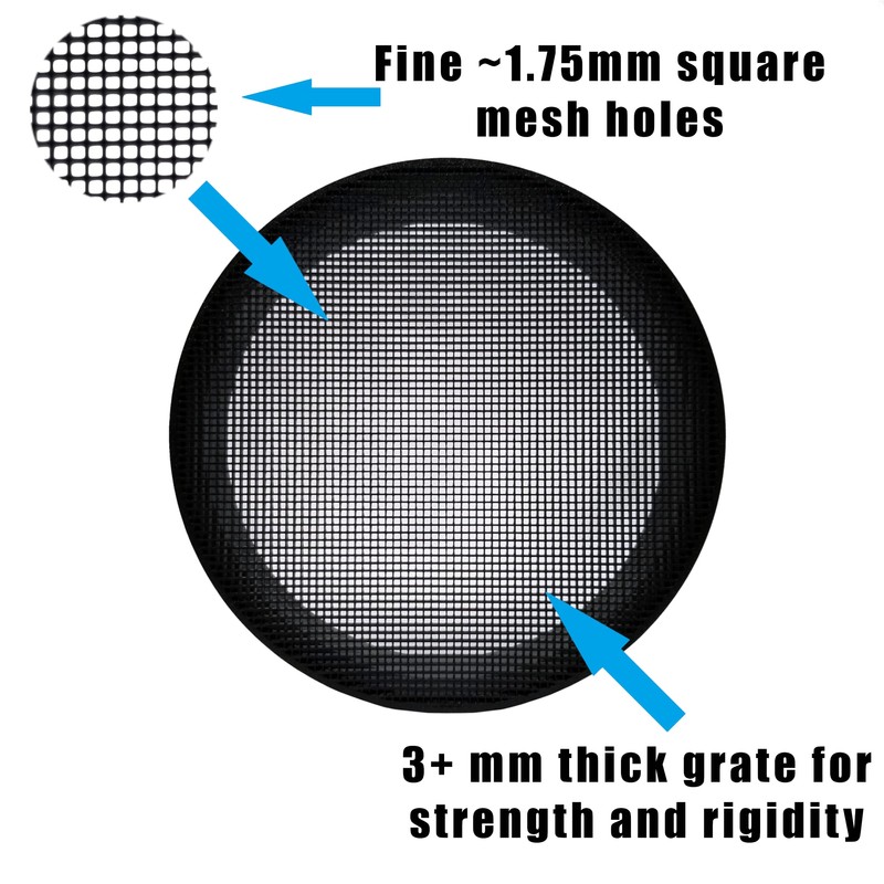 Polysota 6 inch Air Duct Grate Screen (1 Pack)
