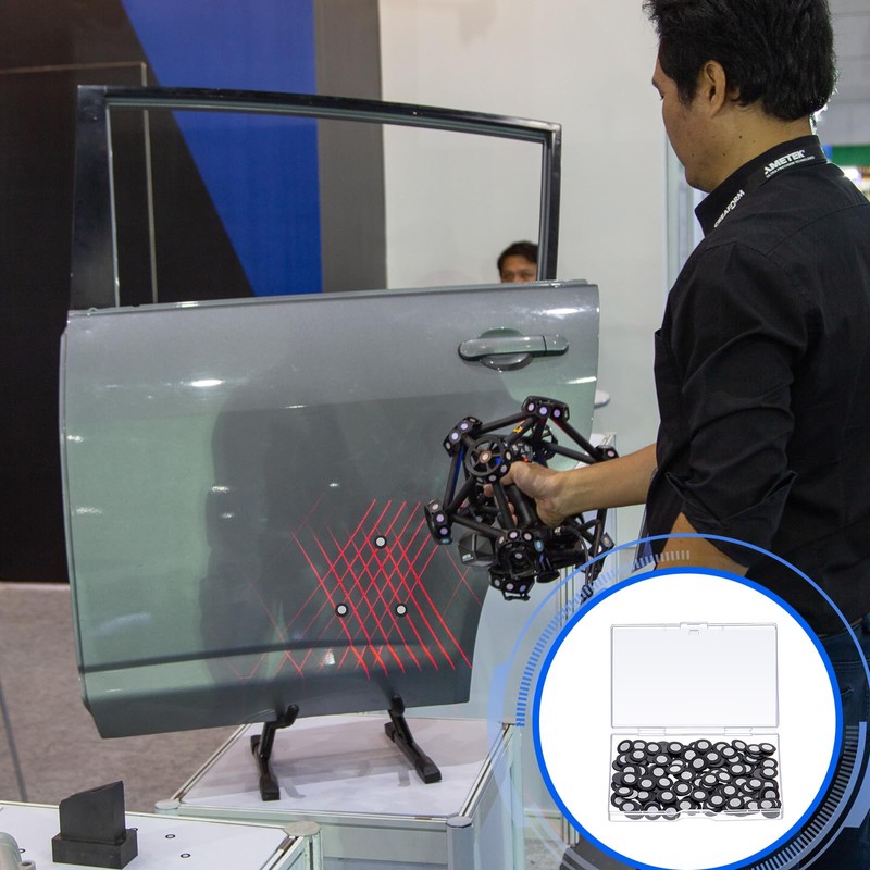 Kingdder 200 Pcs 3D Magnetic Tracking Dot for Scanner Scanning