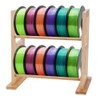 UNICRAFTALE 3D Printer Filament Storage Rack Desktop Wooden 3D Printer