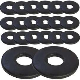 M4 x 16mm Black Penny Washers Stainless Steel Blackened Washer for M3 M4 M6 M8 M10 M12 Screws (Pack of 20)