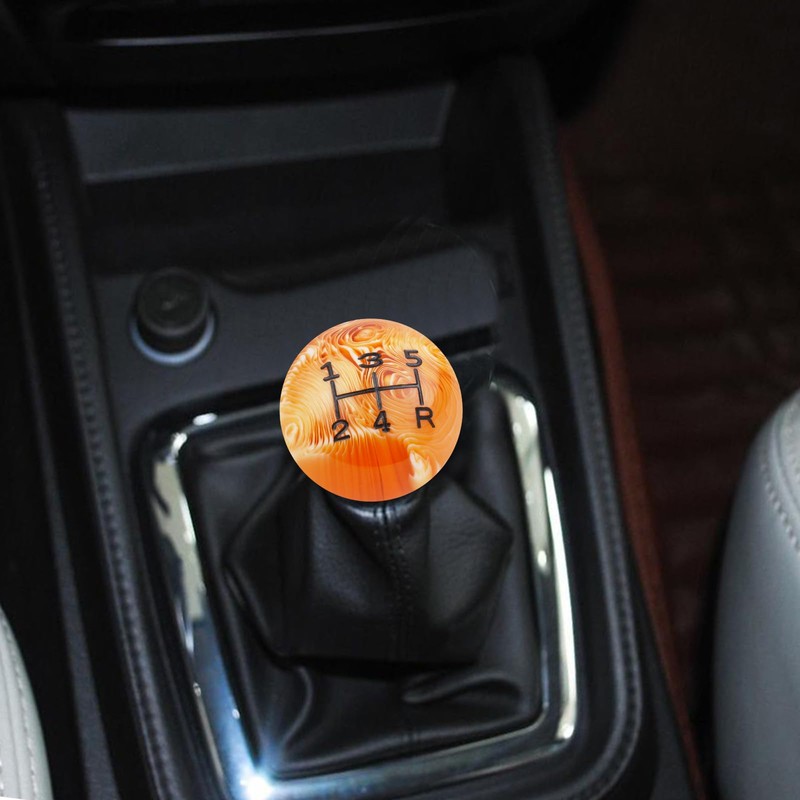 Arenbel 5 Speed Shifter Knobs Car Shift Handle Ball Shaped