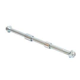 Mokuo 10mm 190mm Front Rear Axle with Bushing 6mm 15mm 20mm Fit for Motorcycle Pit Dirt Bike Moped Scooter QUAD ATV Mini Bike Parts