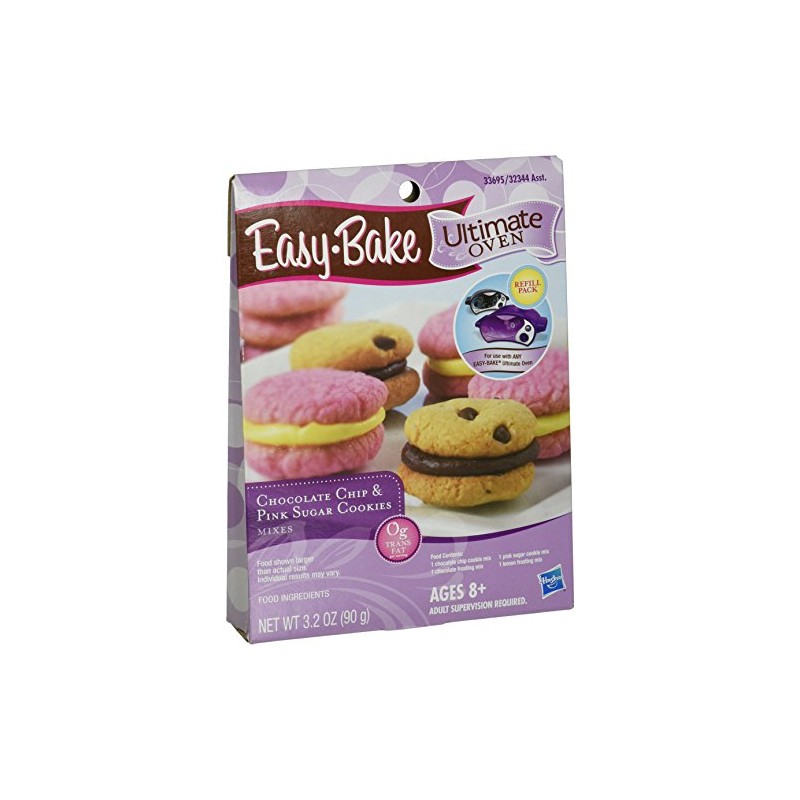 Easy-Bake Ultimate Oven Chocolate Chip and Pink Sugar Cookies Refill