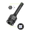 FOCMKEAS 3/8" Square Drive H8(8mm) Impact Hex Bit Socket, 60mm(2.36")