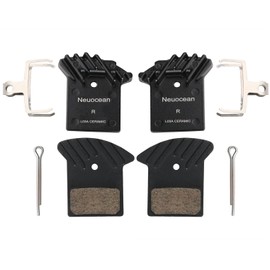 2 Pairs Hydraulic Disc Brake Pads with Cooling Rib, Ceramic Bicycle Brake Pads for SRAM XO XX Avid Elixir 1 3 5 7 9 R CR ER DB1 DB3 DB5 and Nutt Oil Brake