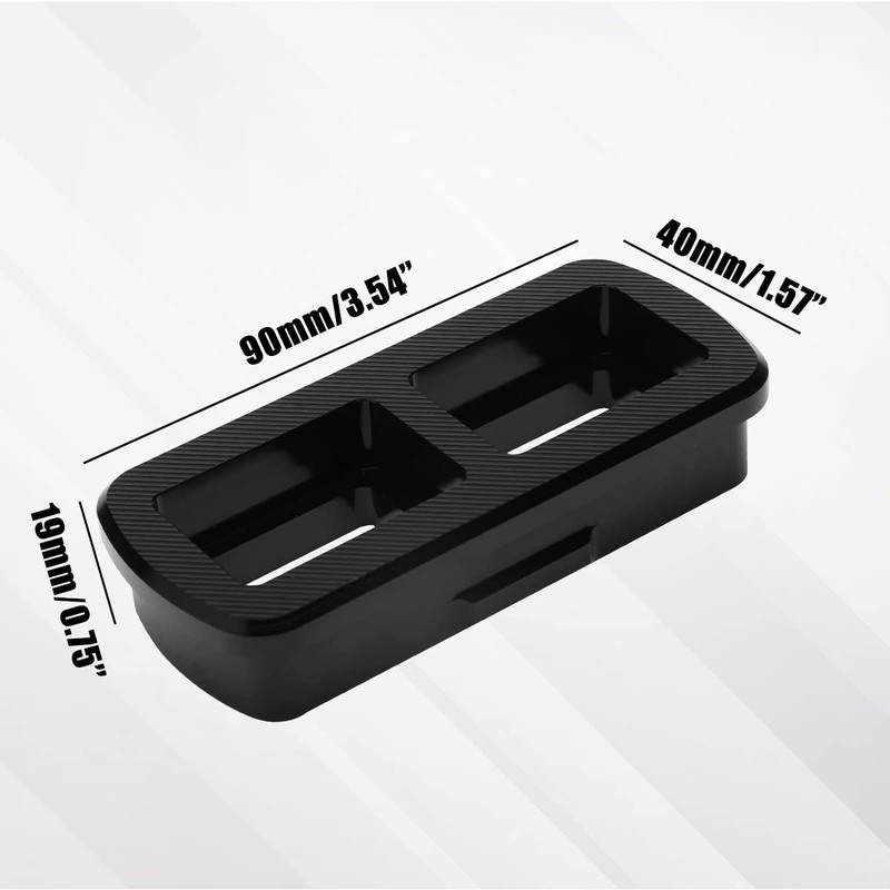 URLWALL Console Dual Switch Plate for Lexus GX470/LX470, CNC Machined