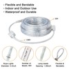 SURNIE LED Rope Lights Outdoor Warm White, Waterproof 33FT Cuttable
