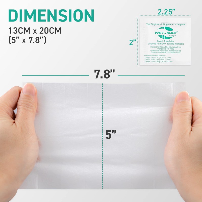 Wet Nap, Hand Cleaning Towelettes Multi size (100)