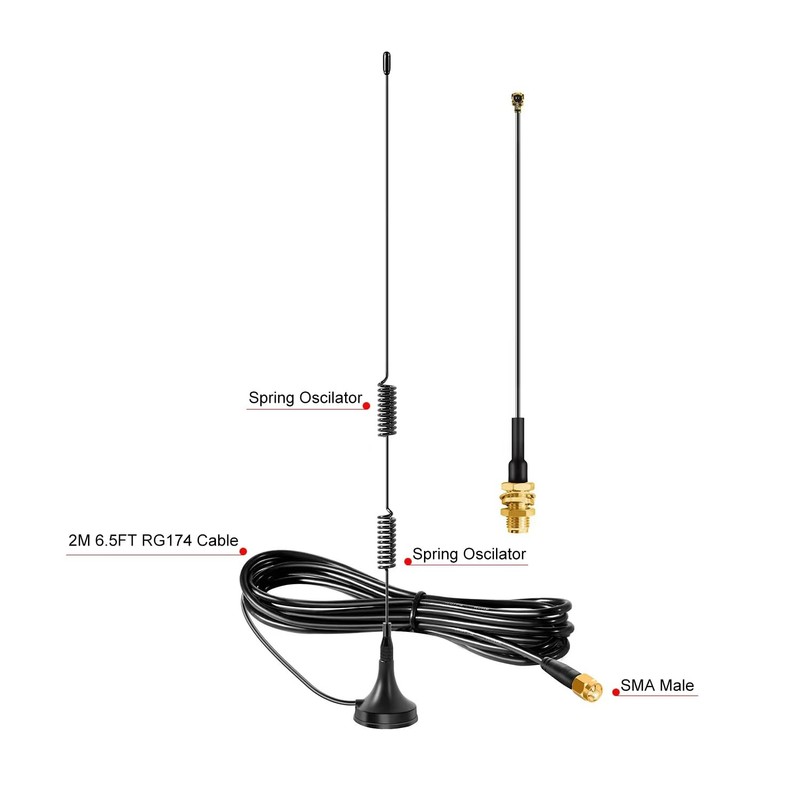 Meshtastic Long Range 915MHz Lora Magnetic Base Antenna with SMA