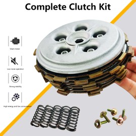 BIGLKNM Clutch Center Inner Hub & Outer Pressure Plate & Clutch Kit with Heavy Duty Springs for ATV 1988-2006 Ya-maha Blaster 200 YFS200