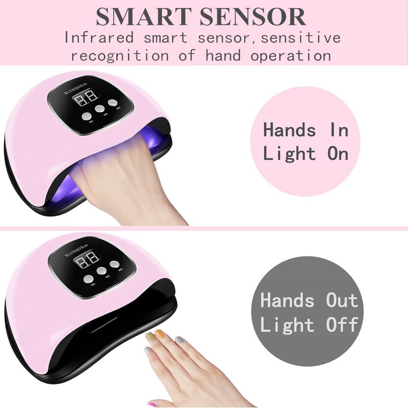 BIGBEAR UV Light for Nails, 48W LED Nail Light for