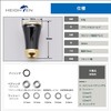 HEIGHTEN 0.7 inch (19 mm) Reel Handle Knob, 0.2 oz