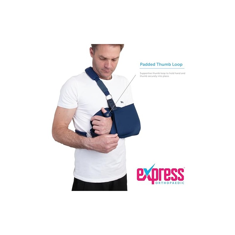 Arm Sling | Lightweight Envelope Sling with Padded Neck Strap