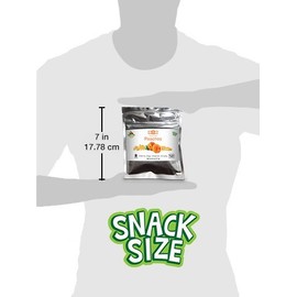 Snack Size Delicious Peaches - All Natural 100% Freeze Dried Peaches: No Added Sugar or Preservatives, Paleo, Gluten-Free. Healthy Snack for Children & Adults (0.6 Oz)