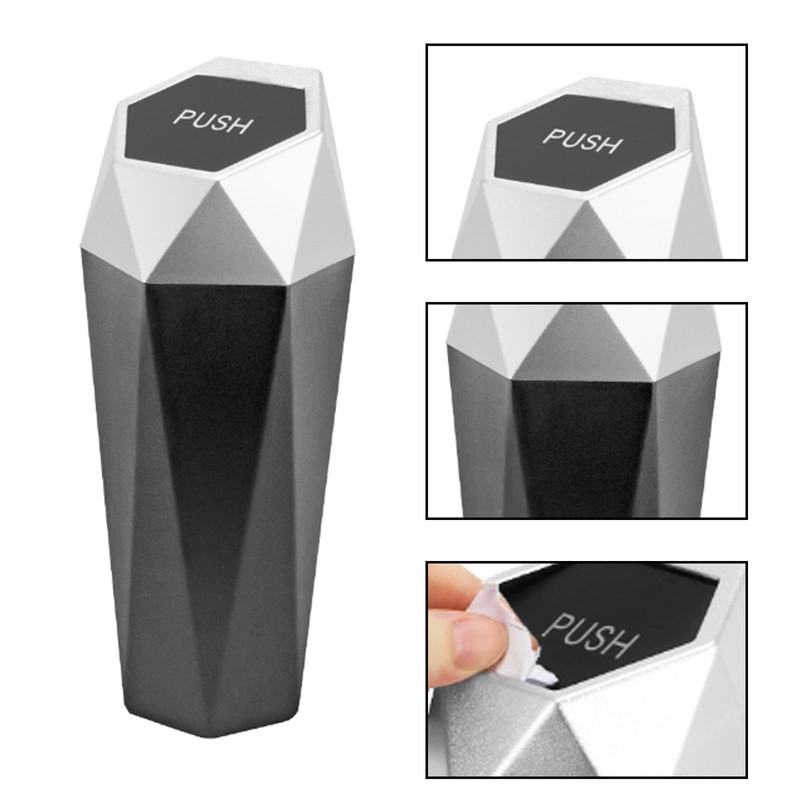 IUSOT Car Bin, Mini Car Bin, Car Trash Can with