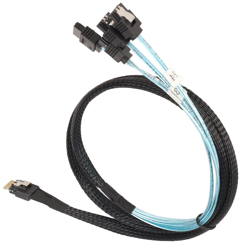 SAS Cable SFF‑8654‑4 SATA 7 Pin Array Disk Faster Transmission