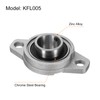 sourcing map 2pcs KFL005 Pillow Block Bearings 8mm Bore Bearing