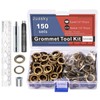 150 Sets 1/2 inch Grommet Tool Kit,Bronze Metal Grommet Kit,Eyelet