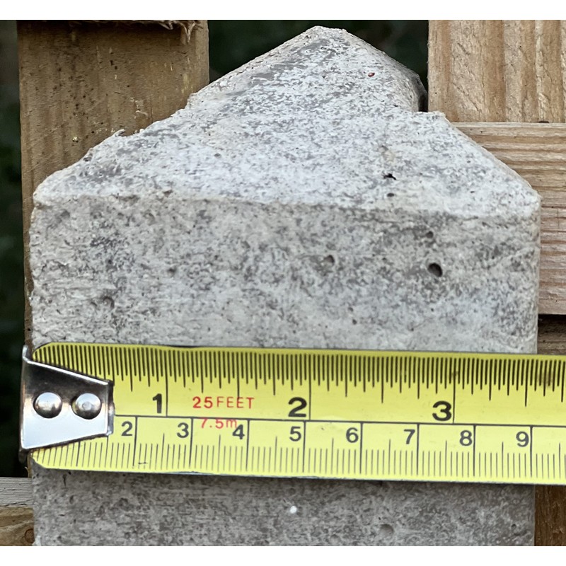 Slimline Concrete Fence Post Bracket - Fits 3.5" Wide Post.