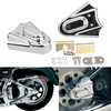 Bid4ze ABS Rear Axle Swingarm Covers Compatible With Harley Softail