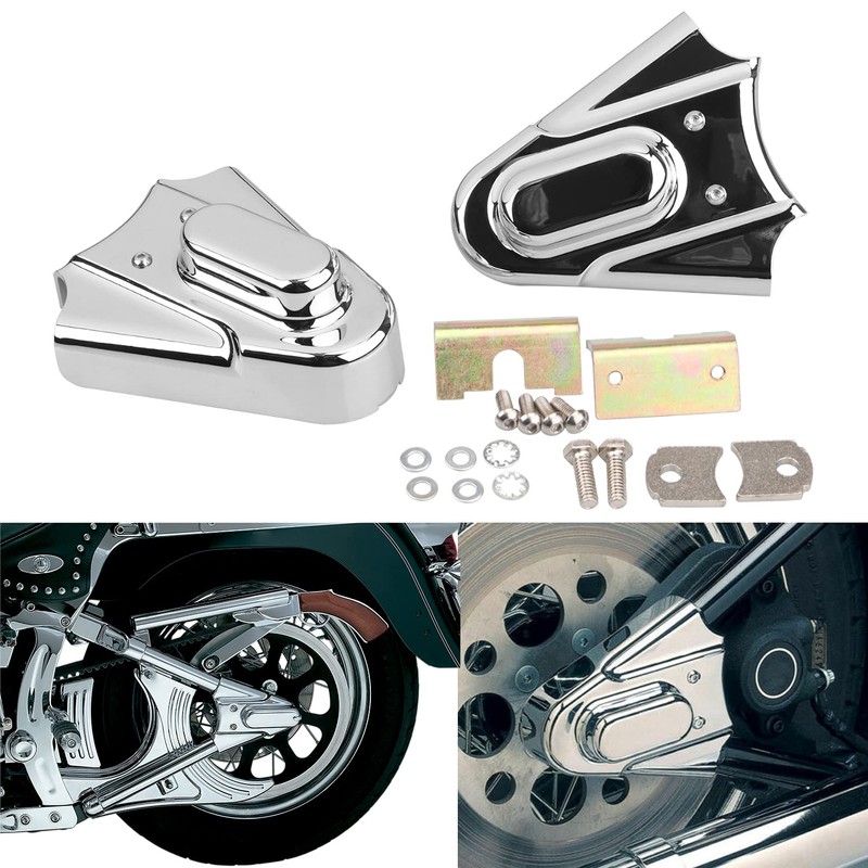 Bid4ze ABS Rear Axle Swingarm Covers Compatible With Harley Softail