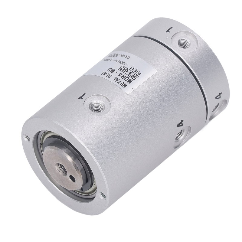 Pneumatic Rotating Connector Aluminum Alloy Multi Channel High Speed 360°