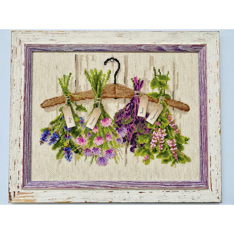 RIOLIS - Erbe 1717, Punto croce 30x24cm, Punto croce kit