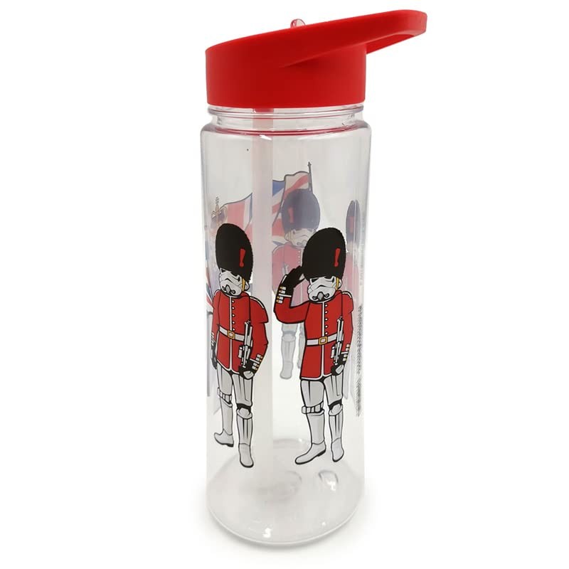 Puckator BOT208 Shatterproof Plastic Reusable 550ml Water Bottle - The