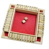 DC-BEAUTIFUL Shut The Box Dice Game, 2-4 Players Classic Board