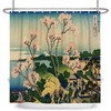 SDOTPMT 165 x 183 cm Japanese Spring Landscape Shower Curtain