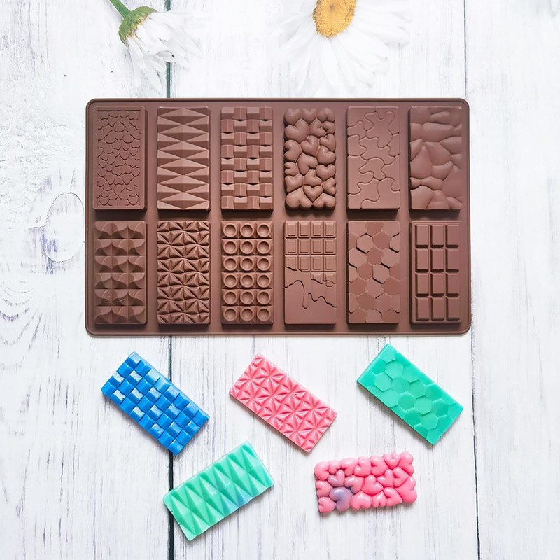 chocolate molds silicone chocolate bar mold candy molds silicone molds