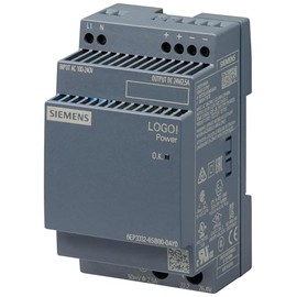 Logo!Power 24 V / 2.5 A Stabilized Power Supply Input: 100-240 V AC Output: DC 24 V / 2.5 A