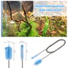Extra Long Aquarium Aquascaping Tools Kit 8 in 1, Liveek