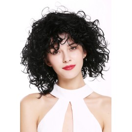 WIG ME UP - DW-2698-1 Lady Quality Wig short shoulder-length wild curls curly voluminous deep black