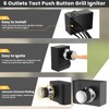 Utheer Universal Spark Generator Tact Electronic Switch Igniter with Chrome