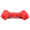 Unique Design Natural Rubber Dog Bone Toy, Fillable with Treats,