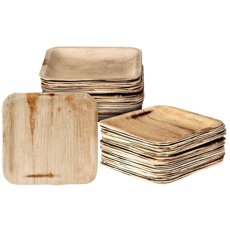Palmplate High-quality environmentally friendly disposable tableware made of palm leaves,