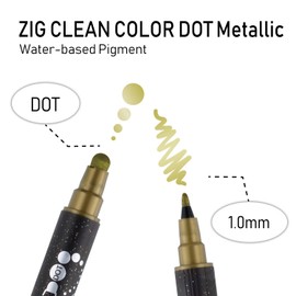 Kuretake ZIG Clean Color Dot Dual-Tip Markers 6/pkg-TC81006V